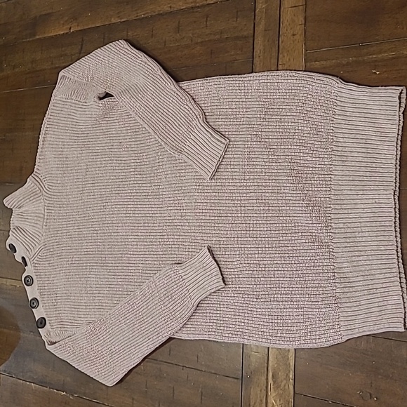 American Eagle Side Button Shoulder Mock Neck Sweater Dress size XL - Picture 1 of 4